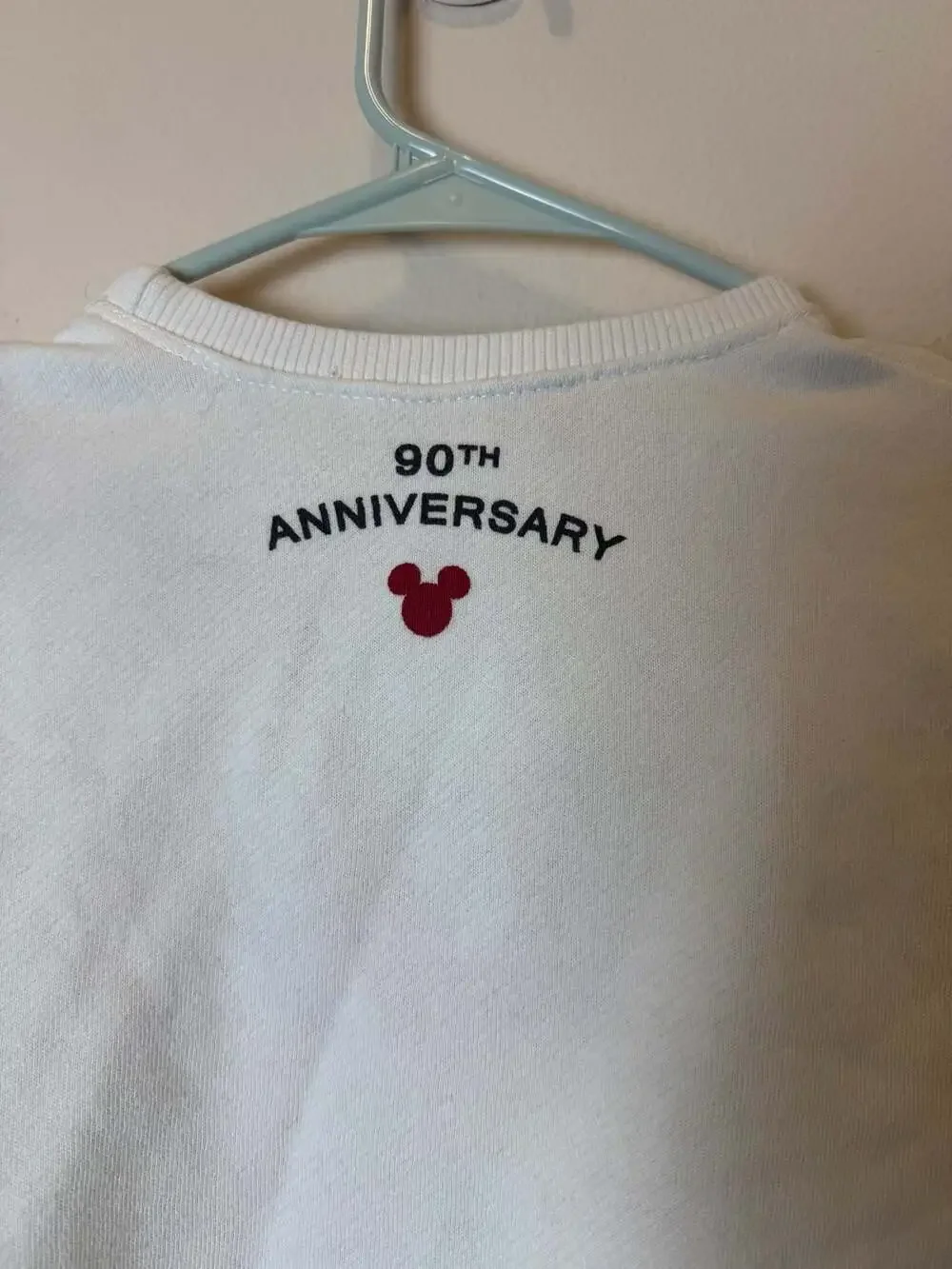 Zara Kids Disney Mickey Mouse 90th Anniversary White Sweatshirt Size 110